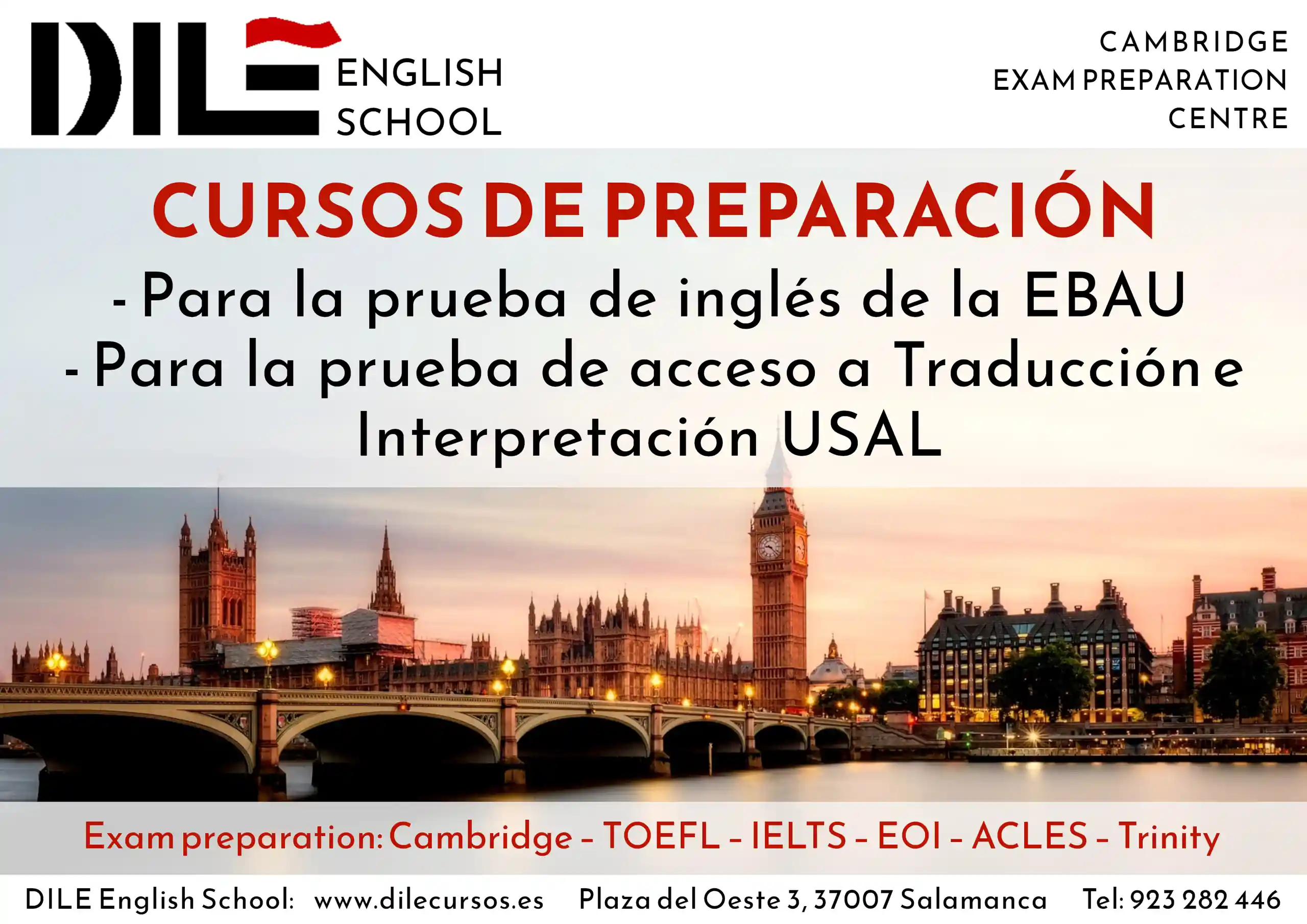 Cursos de preparación al DELE y SIELE presenciales en Salamanca